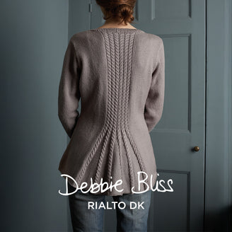 Debbie Bliss Sophia Cable Vent Jacket Knitting Pattern