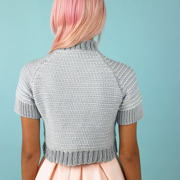 Paintbox Yarns Sunbeam Short Sleeve Jumper PDF (Free)