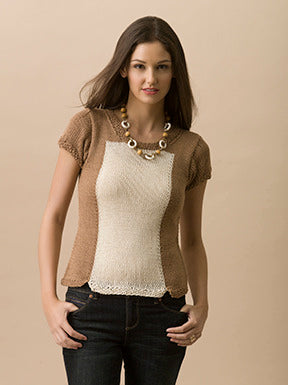 Tahki Yarns Fair Weather Tee Knitting Pattern