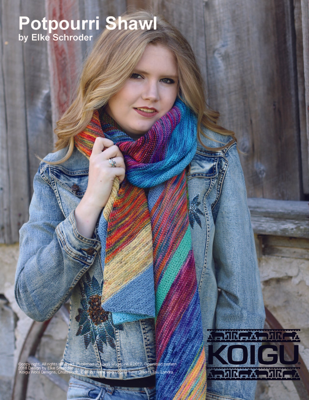 Koigu Potpourri Shawl PDF