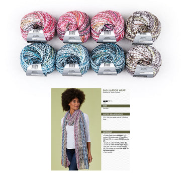 Tahki Yarn Project Kit - Sag Harbor Wrap