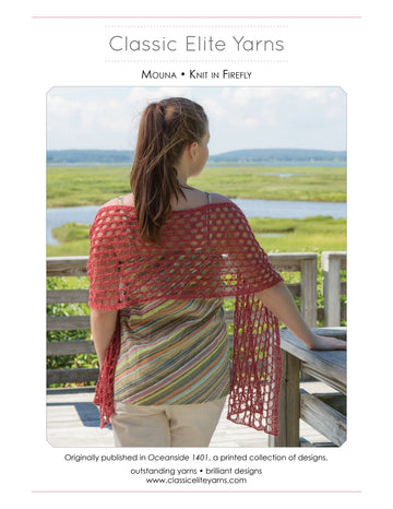 Classic Elite Yarns Mouna Wrap Knitting Pattern