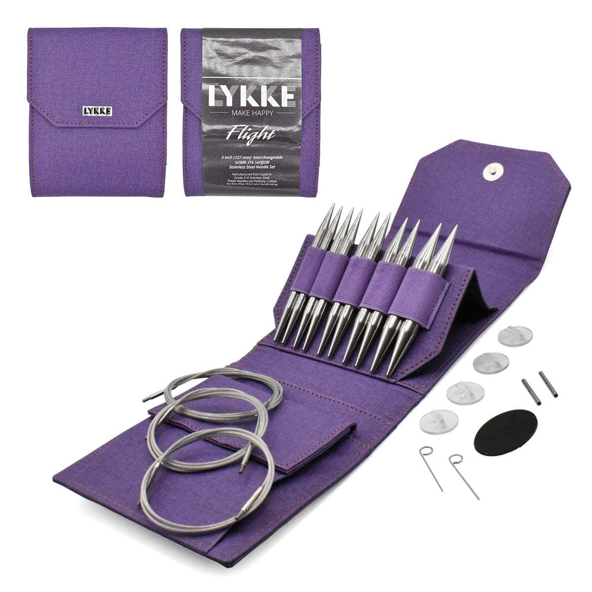 LYKKE Flight 5" IC Bulky Set - Purple