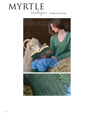Myrtle Cardigan in Juniper Moon Sabine - PDF