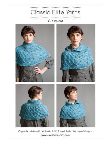 Classic Elite Yarns Claremont Cape Knitting Pattern