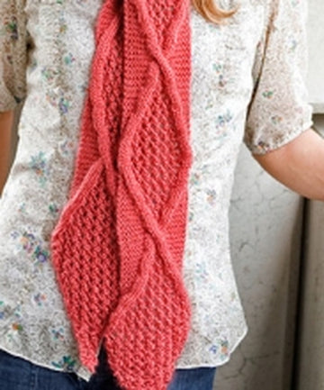 Safina Scarf in Berroco Lustra Aran PDF (Free)
