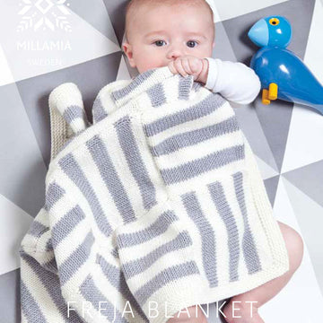 MillaMia Freja Blanket Knitting Pattern