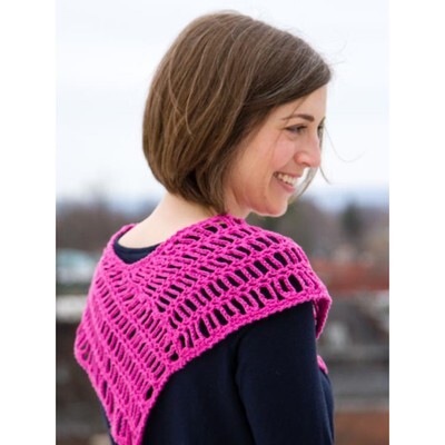 Valley Yarns WEBS Emerging Designer Series Ladder Ponchette