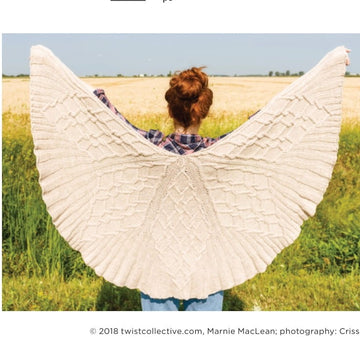Twist Collective Peryton Wrap Knitting Pattern