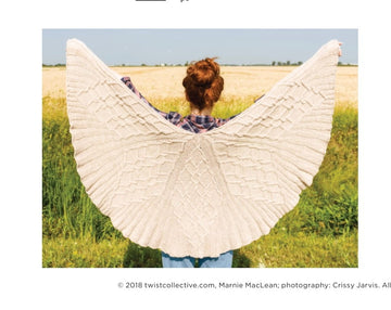 Twist Collective Peryton Wrap Knitting Pattern