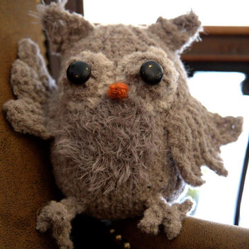 Toy Owl Knitting Pattern
