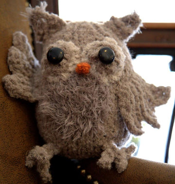 Toy Owl Knitting Pattern