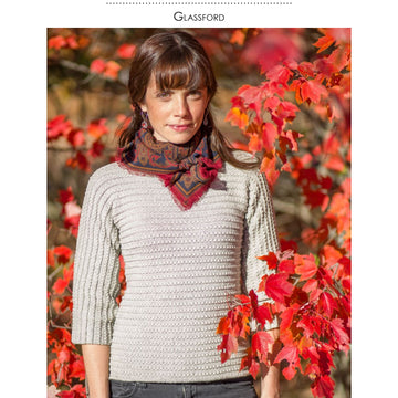 Classic Elite Yarns Glassford Jumper Knitting Pattern