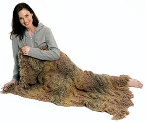 First-Cable Afghan Blanket Knitting Pattern