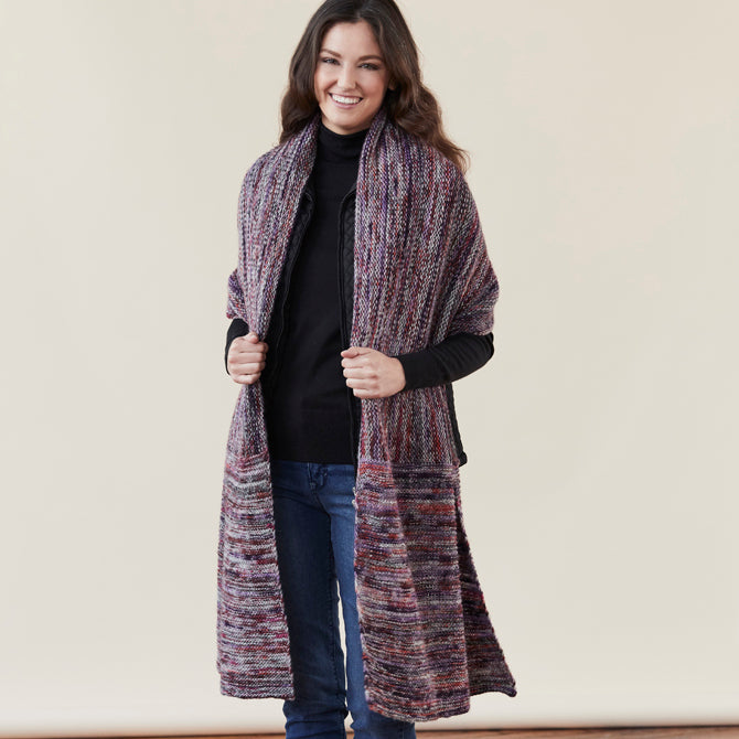 Tahki Yarns Antero Wrap Knitting Pattern