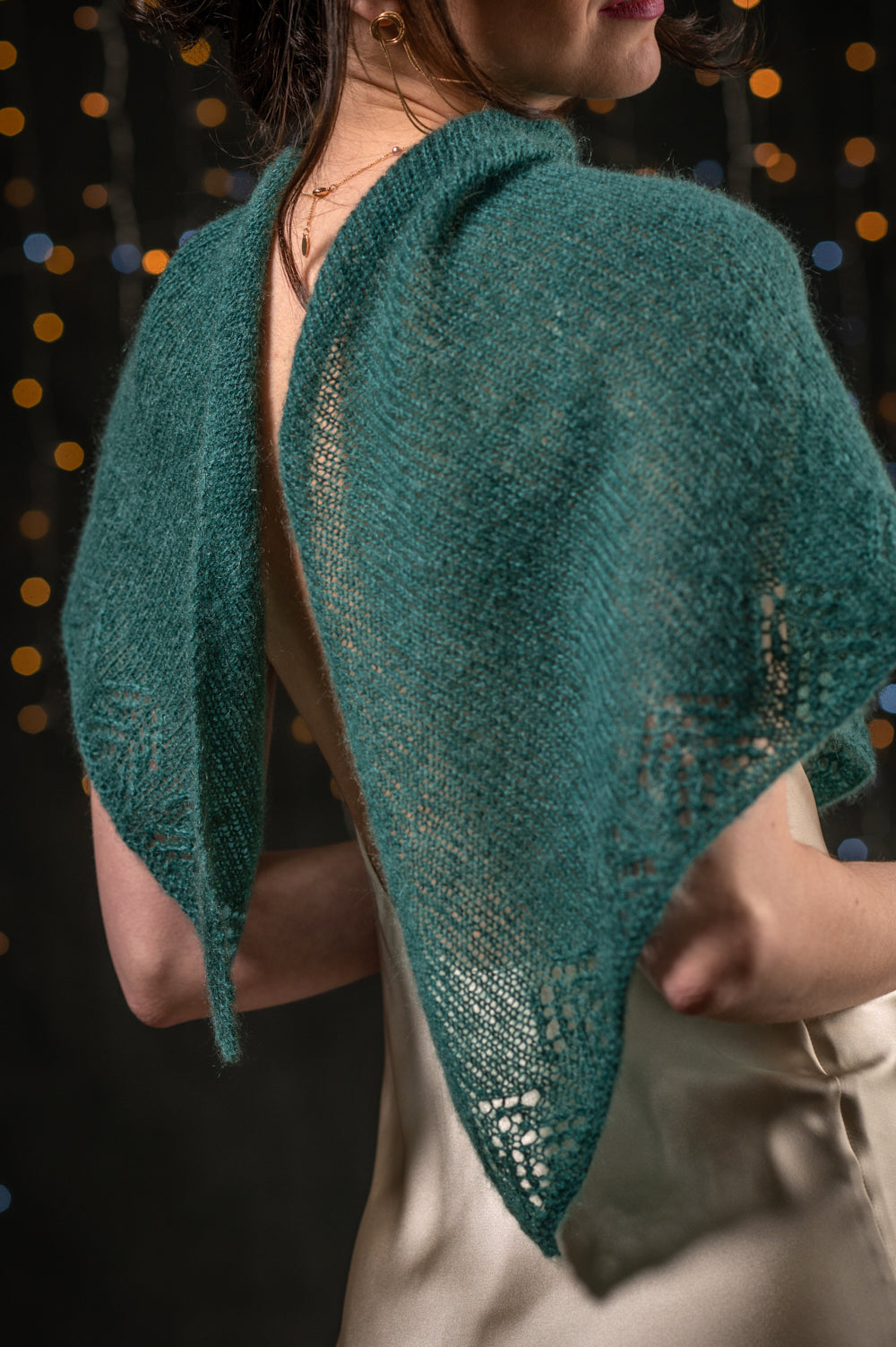 Nikini Shawl Wrap Knitting Pattern