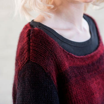 Garnet Star Pullover Top Knitting Pattern