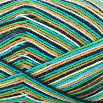 Green, Turquoise, Orange, Black (2696)