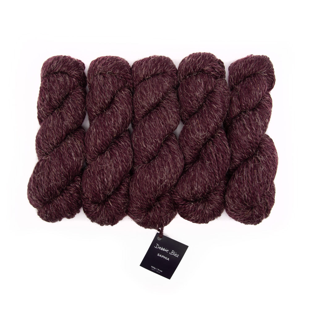 Debbie Bliss Saphia 5 Ball Value Pack Yarn - Baby Alpaca Chunky