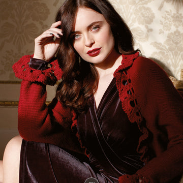 Carnelian Shrug Bolero Knitting Pattern
