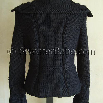 #109 Lace Inset Shaped Cardigan or Vest