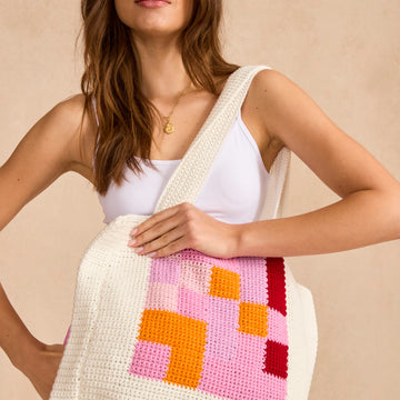 Sirdar AllÃ¢â‚¬â„¢s Square In Love And Totes Bag Crochet Pattern
