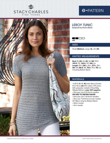 Stacy Charles Fine Yarns Leroy Tunic PDF