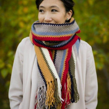 Rustic Canyon Crochet Scarf