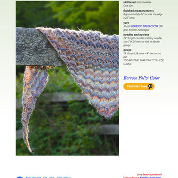 Berroco Melo Melo Wrap Knitting Pattern