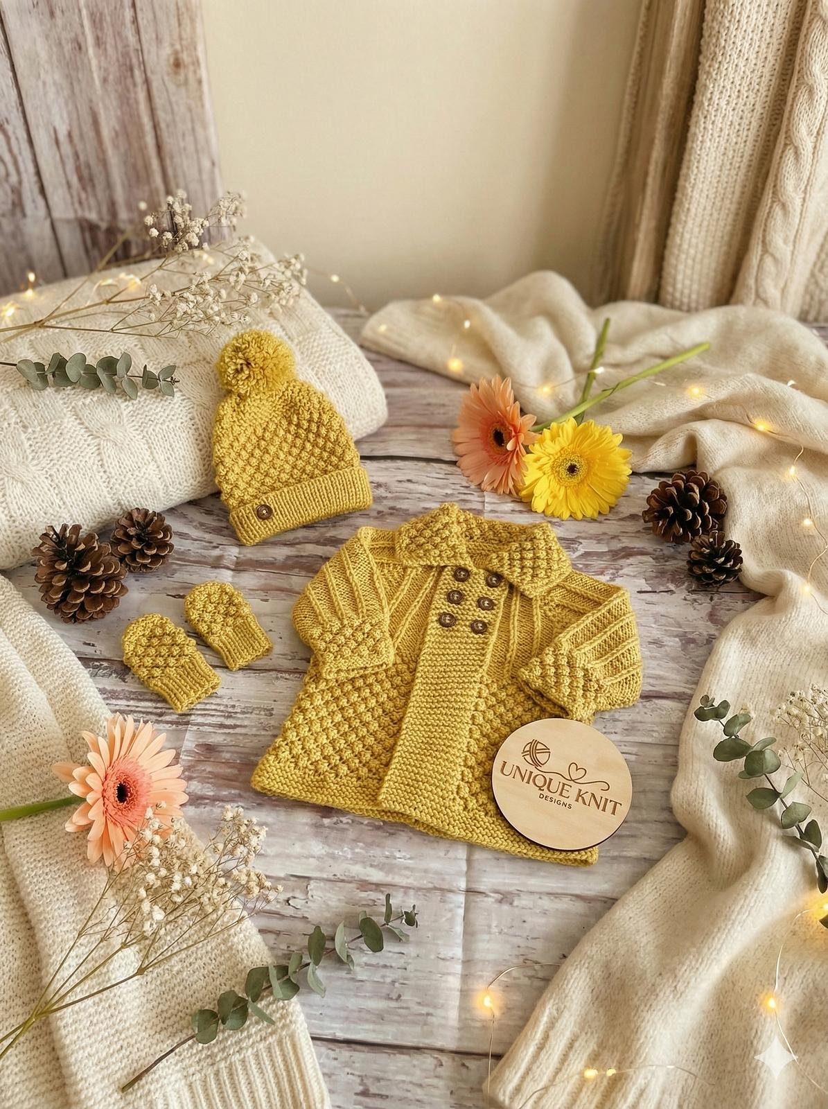 "Enchanted" 3 piece coat set