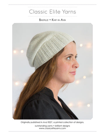 Classic Elite Yarns Bastille Hat Knitting Pattern