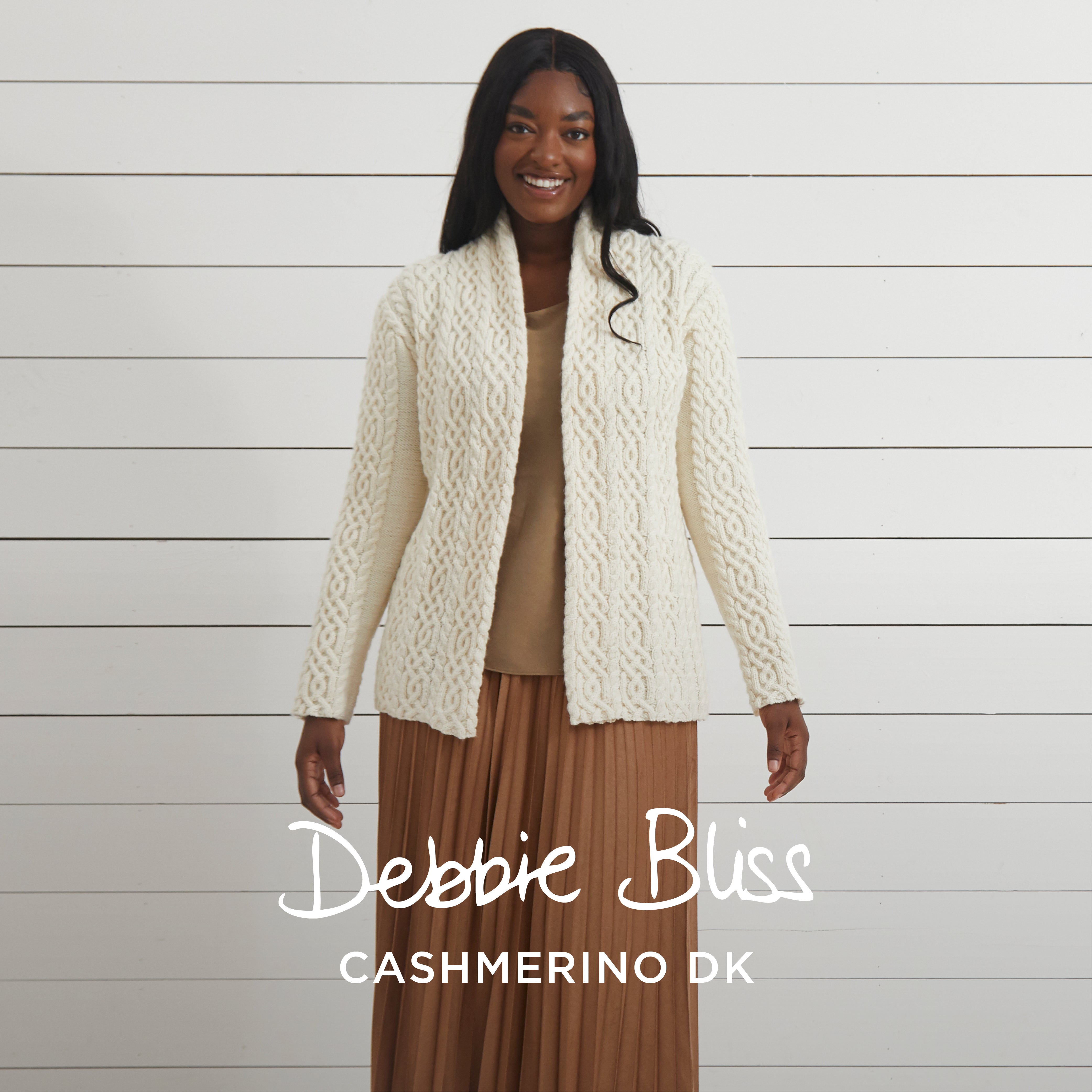 Debbie Bliss Edge to Edge Cabled Jacket Knitting Pattern