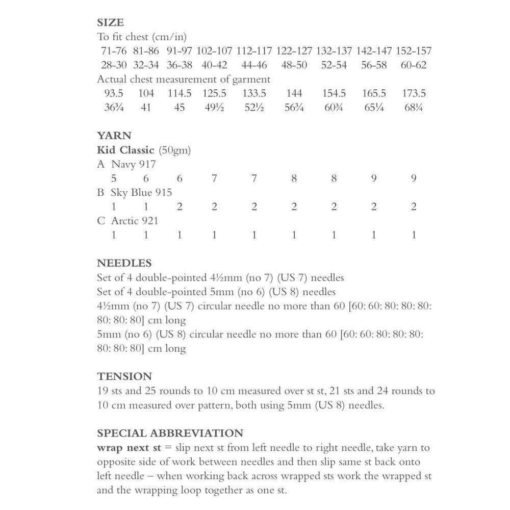 Urra Jumper Knitting Pattern
