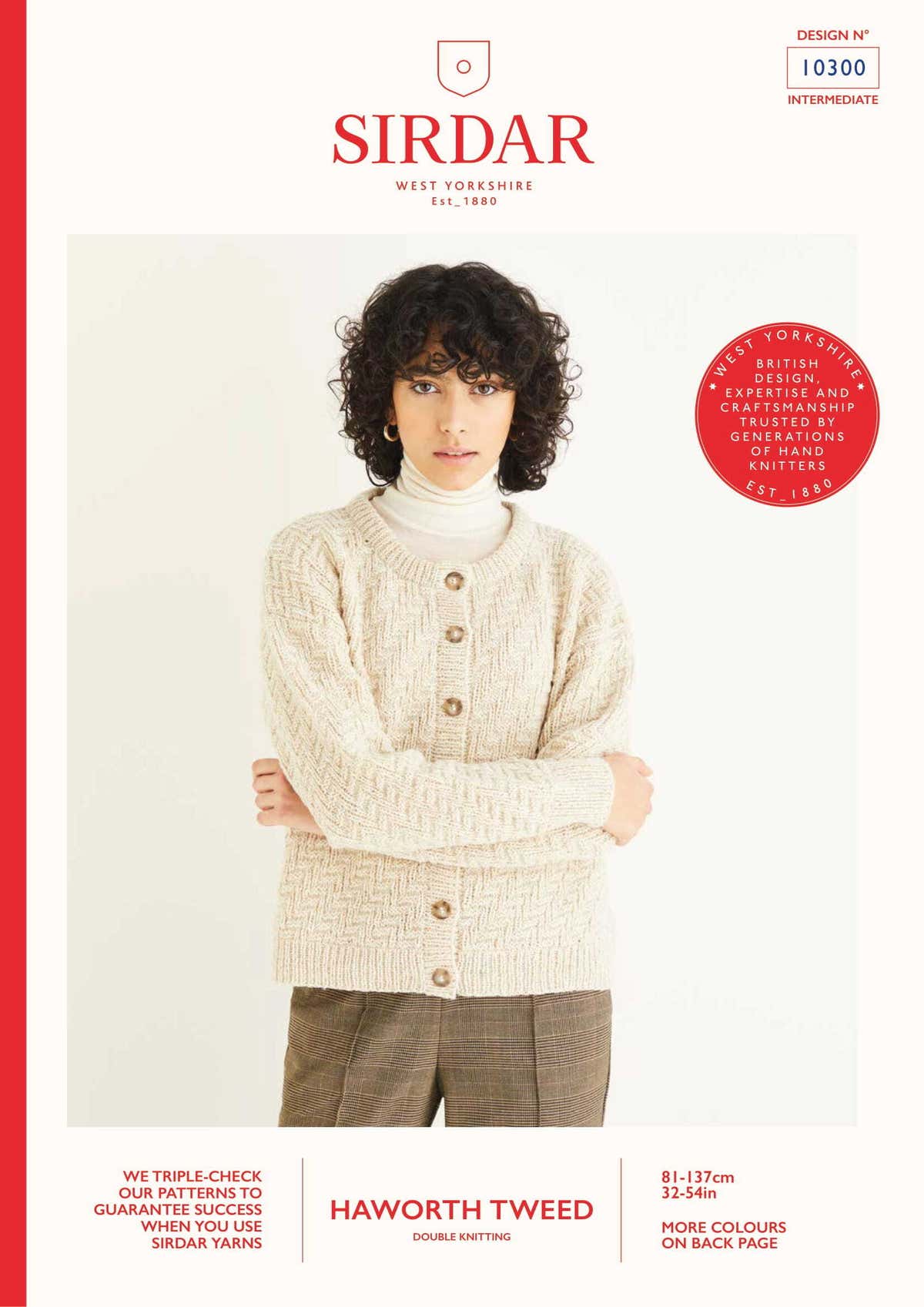 Sirdar Chevron Cardigan Knitting Pattern