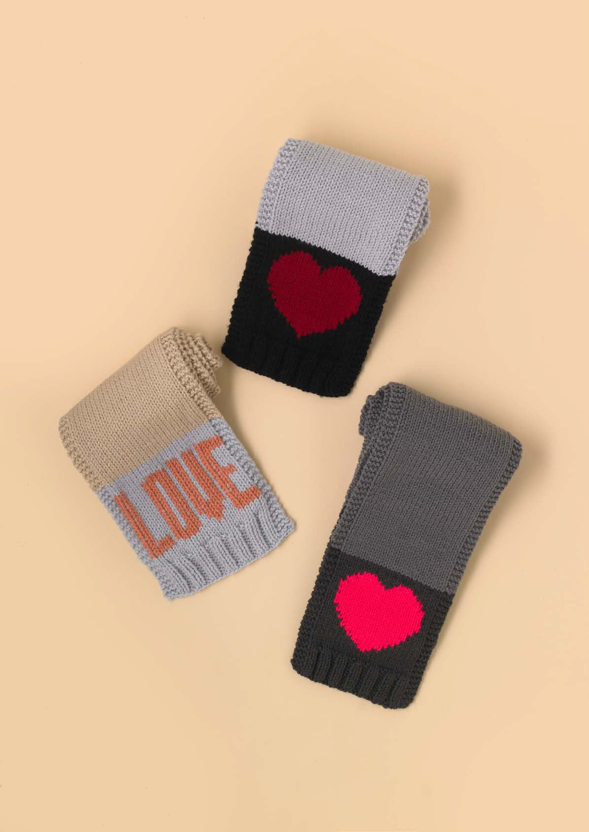 Paintbox Yarns Love Heart Scarf Knitting Pattern
