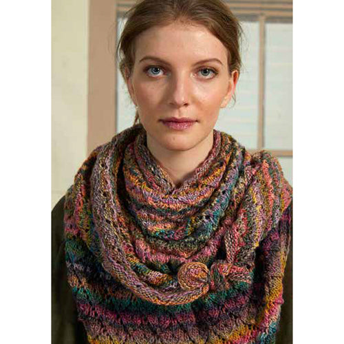 Lang PTO30-03 Triangular Shawl Wrap Knitting Pattern