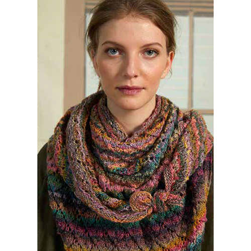 Lang PTO30-03 Triangular Shawl Wrap Knitting Pattern