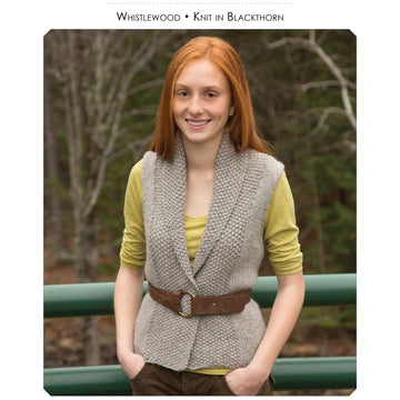 Classic Elite Yarns Whistlewood Vest Knitting Pattern