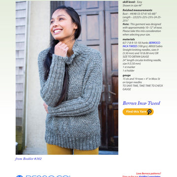 Berroco Alwen Jumper Knitting Pattern