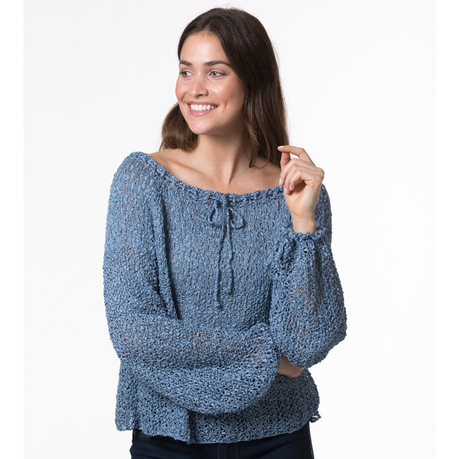 Tahki Yarns Haze Off-Shoulder Top Knitting Pattern