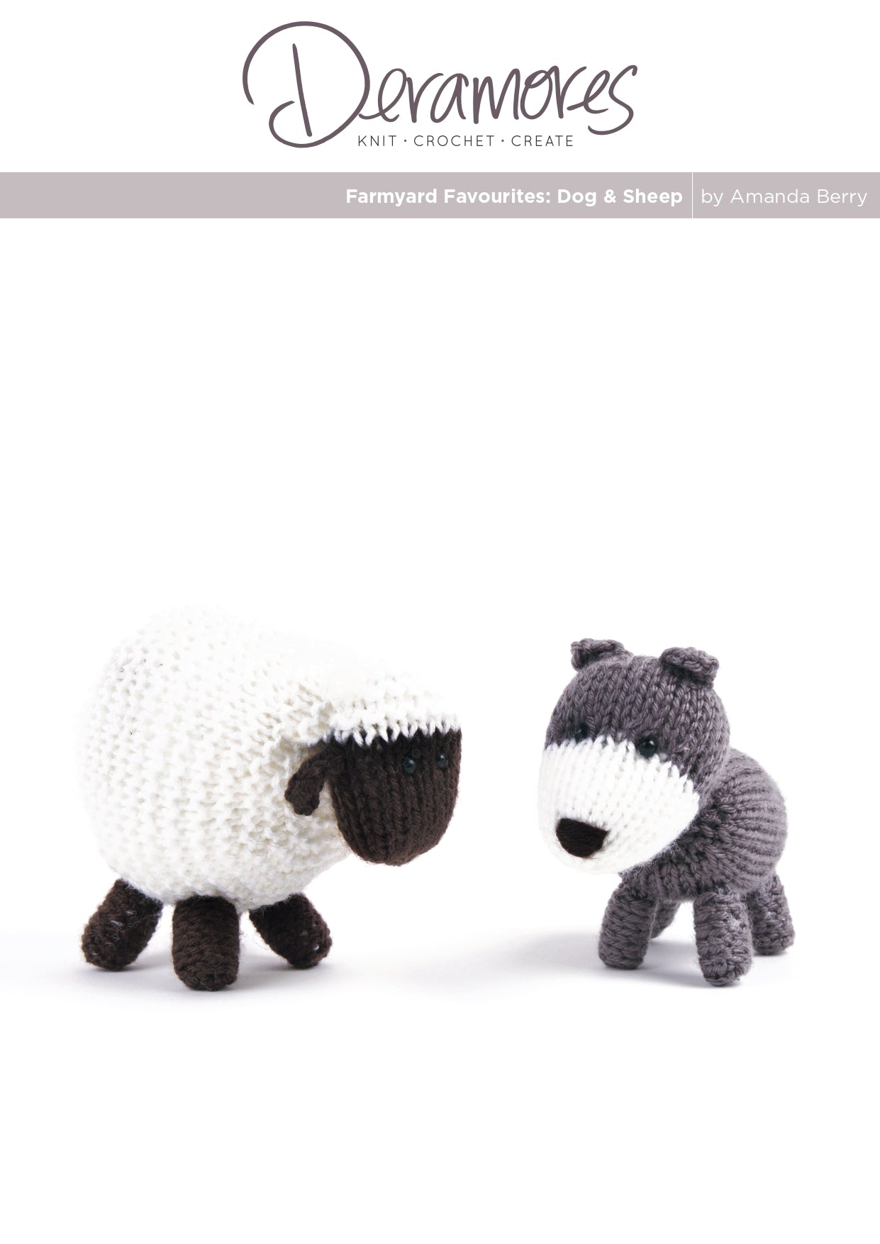 Deramores Farmland Favourites Toy Knitting Pattern