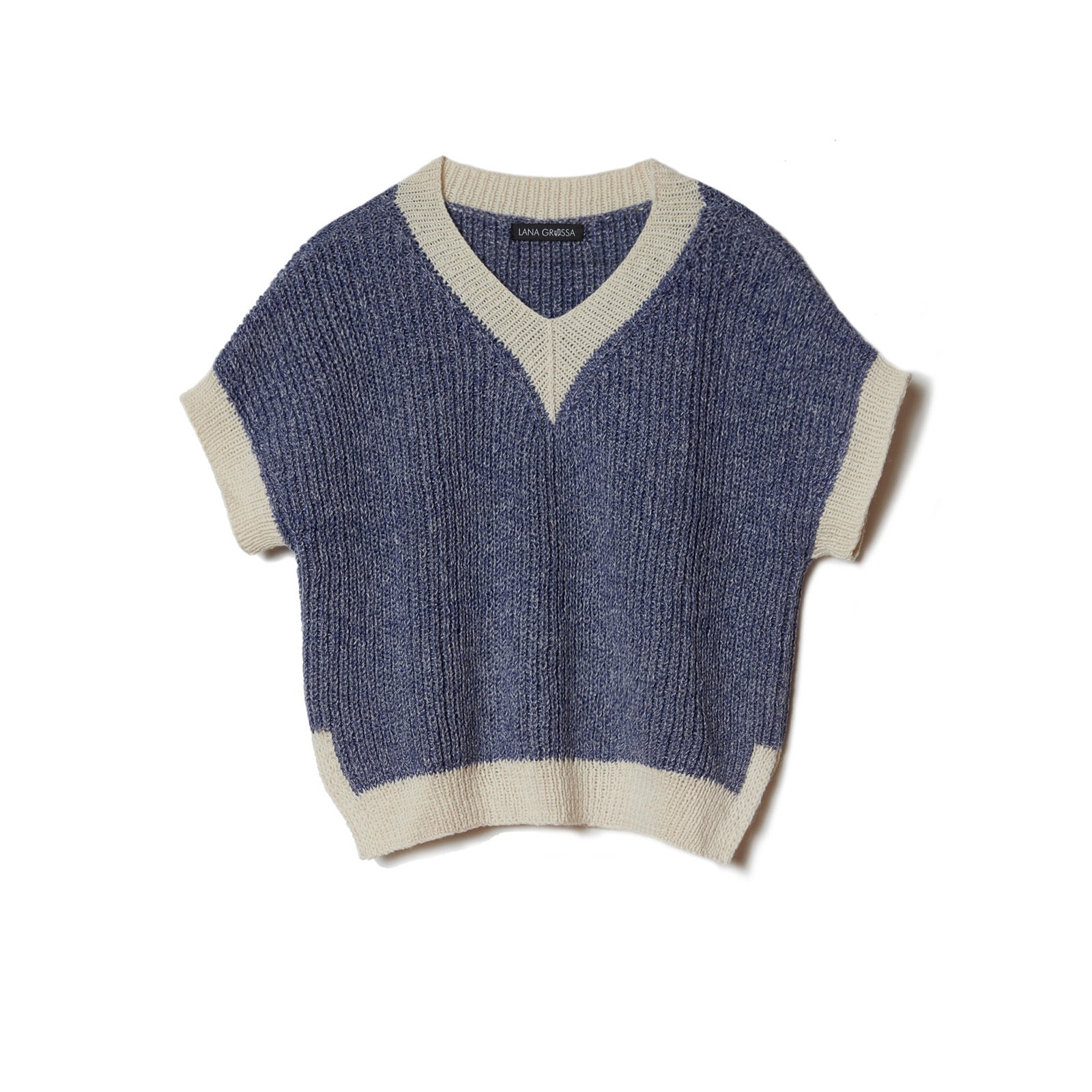 Lana Grossa Slipover Waistcoat Knitting Pattern