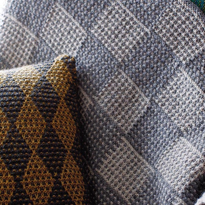 Rowan Check Mate Throw Blanket Knitting Pattern