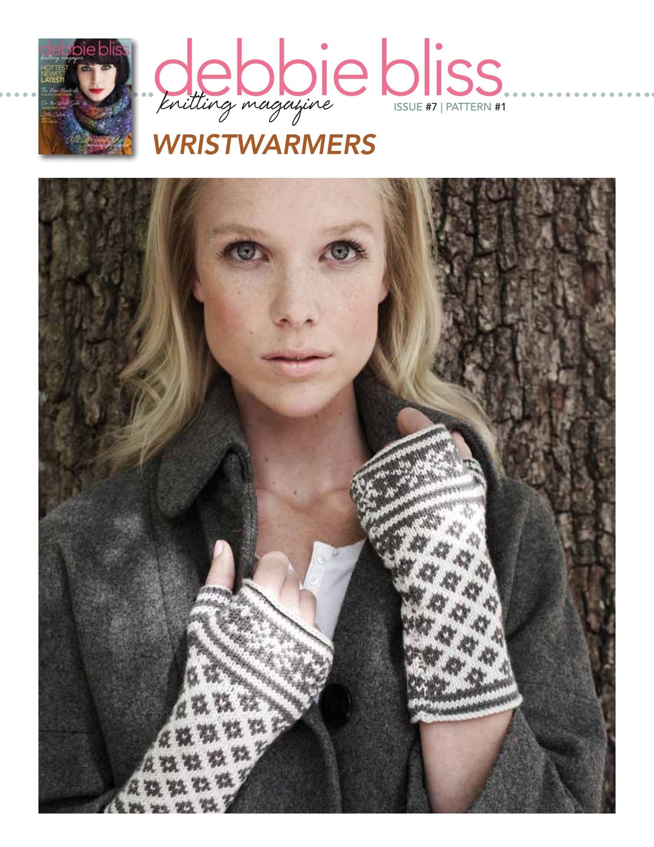 Debbie Bliss Wristwarmers - Debbie Bliss Magazine #7