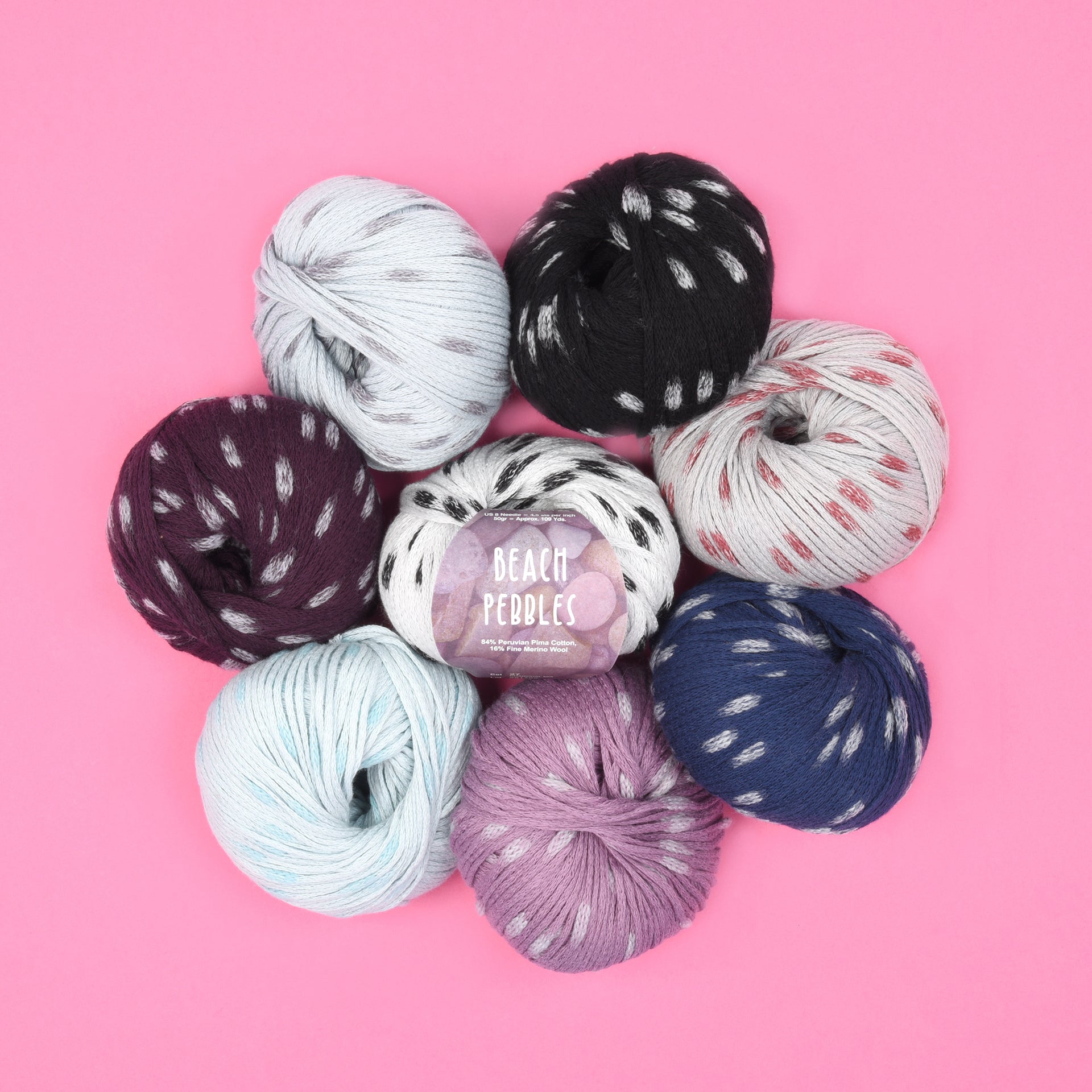 Plymouth Yarn Beach Pebbles Yarn - Cotton Worsted