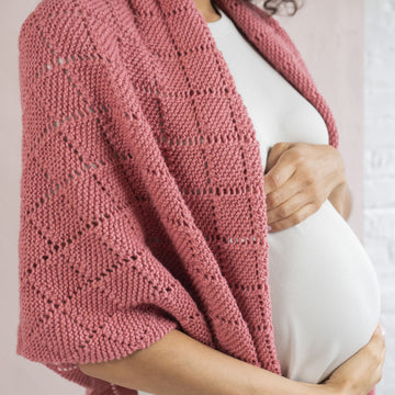 Rowan 02 Rose Wrap Knitting Pattern