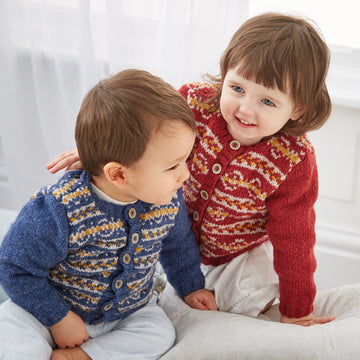 Sirdar Fair Isle Cardigan Knitting Pattern