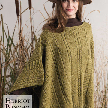 Rowan Herriot Poncho Cape Knitting Pattern