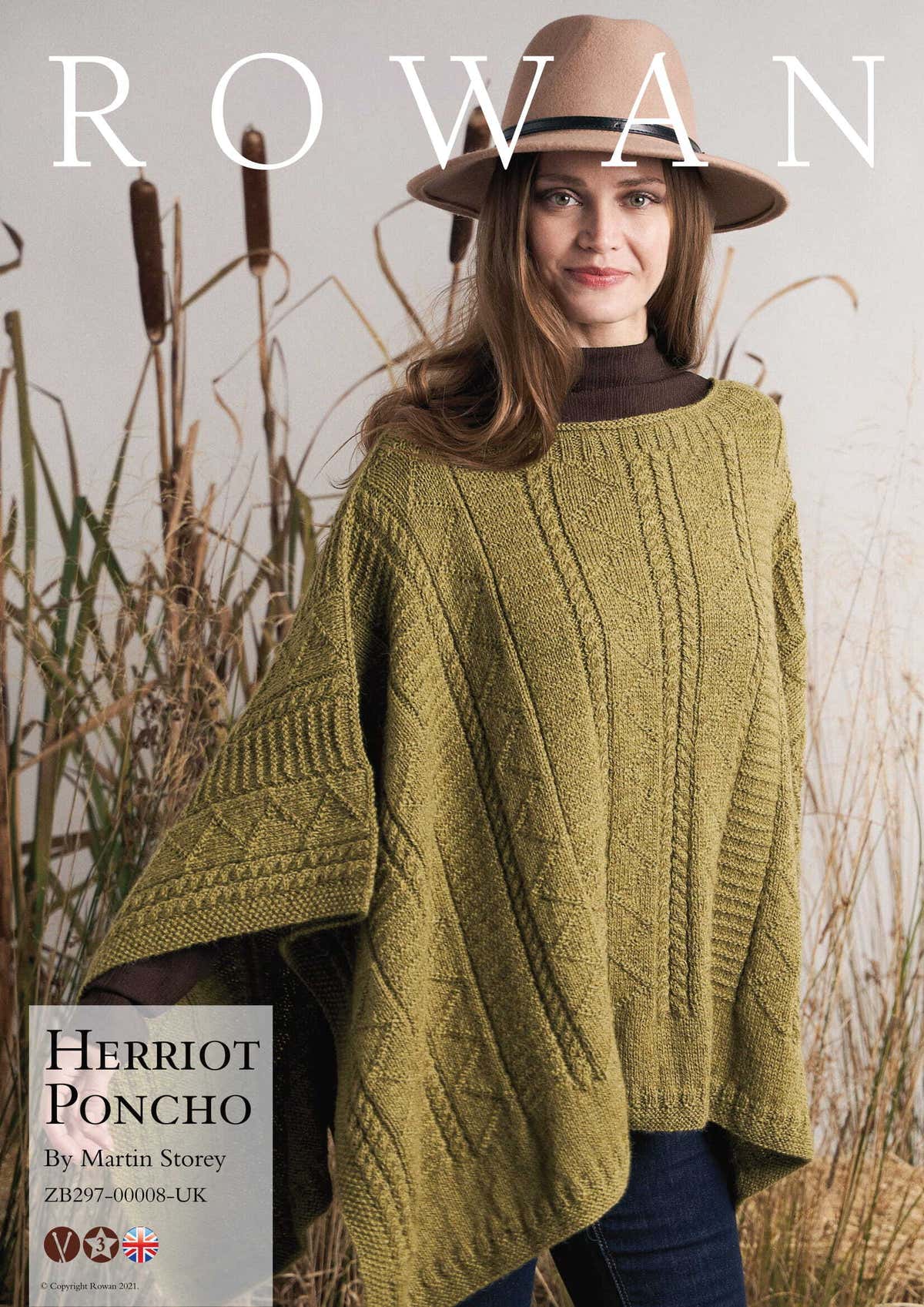 Rowan Herriot Poncho Cape Knitting Pattern
