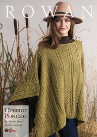 Rowan Herriot Poncho Cape Knitting Pattern